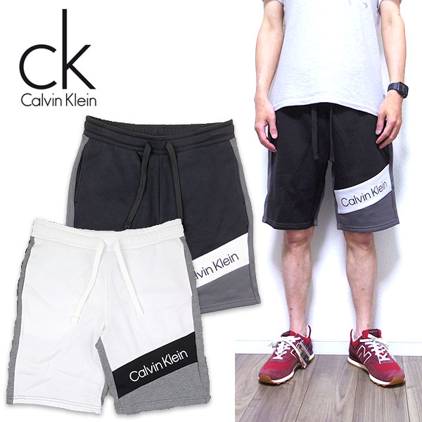 カルバンクライン ハーフパンツ メンズ Calvin Klein Diag Logo 40IC409 ブランド スウェット 短パン 春夏