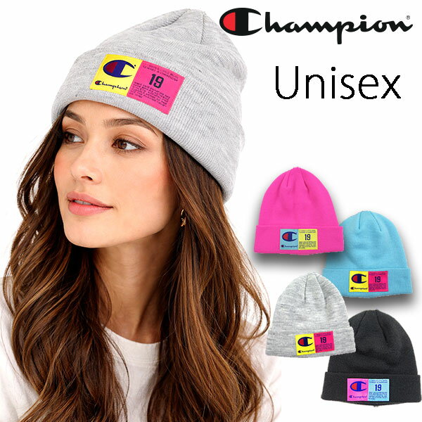 樂天商城 - Champion チャンピオン ニット帽 ビーニー メンズ レディース Pop Color Jock Tag Beanie 帽子 ブランド ロゴ 折り返し ニットキャップ USモデル H0529 セール
