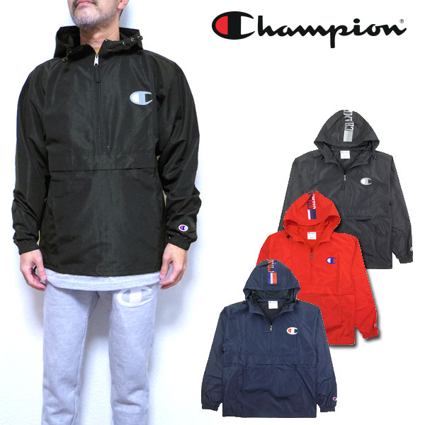 チャンピオン メンズ ジャケット アウター アノラック Champion USモデル Stadium Packable Jacket ブランド V1012-586199 S M L XL