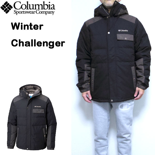 コロンビア ダウンジャケット メンズ Winter Challenger Hooded Down C ...