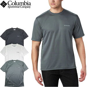 コロンビア Tシャツ メンズ 速乾性 紫外線 COLUMBIA Meeker Peak Crew AM6844 ブランド S M L XL