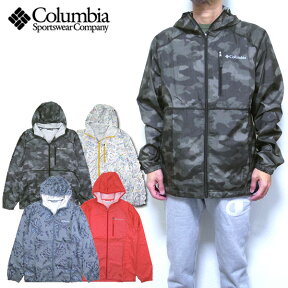 コロンビア ジャケット メンズ アウター ウィンドブレイカー COLUMBIA Flash Forward Printed Windbreaker ブランド 迷彩