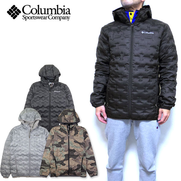 コロンビア アウター ダウン ジャケット メンズ COLUMBIA ブランド Delta Ridge Down Hooded Jacket 2022秋冬 防寒 セール 1875892