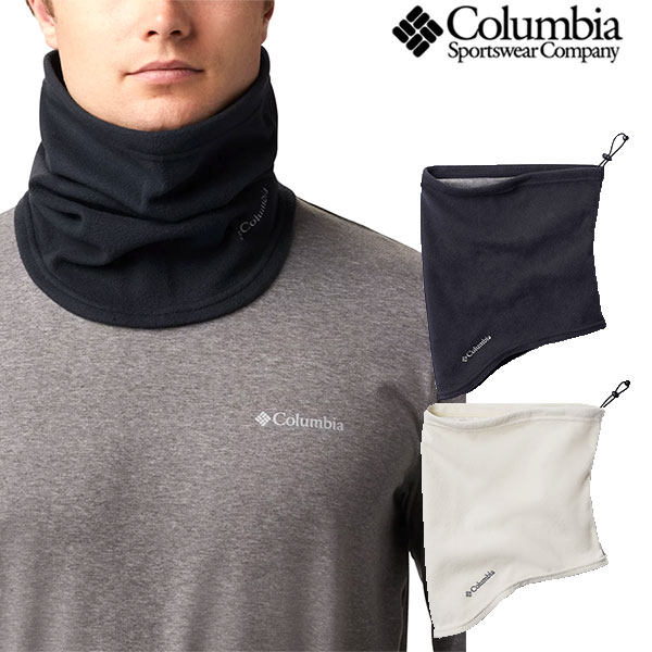 Columbia(コロンビア)　USAモデル マフラー 男女兼用(ユニセックス) ネックゲイターが入荷！ Trail Shaker Omni-Heat Fleece Gaiter スノーボード、スキーやスポーツ全般で活躍する 薄手、軽量のソフトで肌触りの良いフリース素材を使用。 裏地には熱反射テクノロジーを採用、 Omni-Heat thermal reflective/オムニヒートサーマル リフレクティブ。裏地にアルミニウムをドット状にした リフレクティブプリントを使用。 身体の熱を反射しながら高い保温性を実現しています。 後部に調節可能なドローコード付きです。 品番：1862541 サイズ：縦 最大 約34cm 横 約27cm 素材：100% Polyester 重量：約200g 原産国：Vietnam