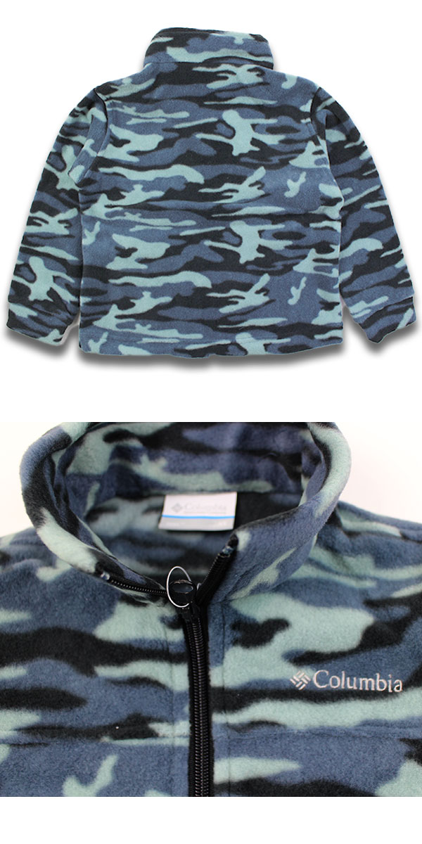 コロンビア キッズ フリース ジャケット アウター BOYS ZING FLEECE 防寒 迷彩 Col...