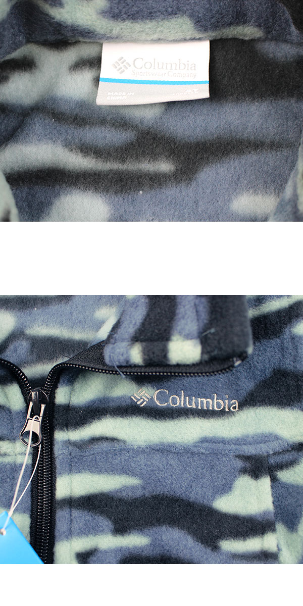 コロンビア キッズ フリース ジャケット アウター BOYS ZING FLEECE 防寒 迷彩 Col...