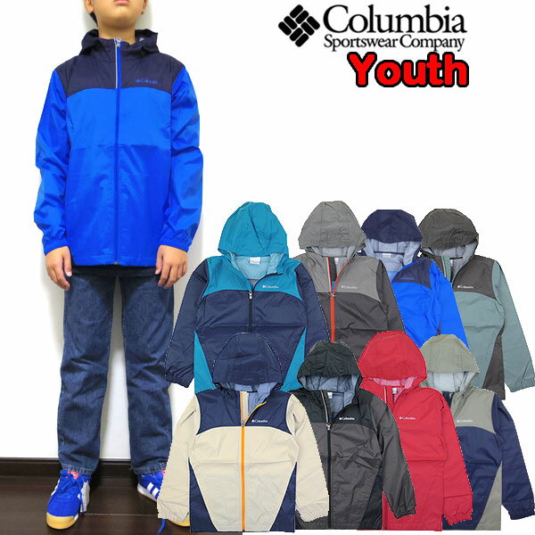 コロンビア ジャケット キッズ アウター Youth Glennaker Jacket 薄手 男の子 女の子 ウィンドブレーカー 110 120 130 140 150 160 170cm