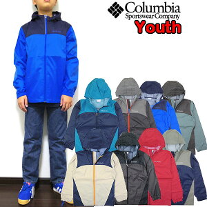 コロンビア ジャケット キッズ アウター Youth Glennaker Jacket 110 120 130 140 150 160 170cm 薄手 男の子 女の子 ウィンドブレーカー