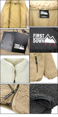 FIRSTDOWN/ファーストダウン/ボアフリース/メンズ/レディース/ジャケット