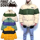 ファーストダウン ダウンジ ャケット アウター FIRST DOWN ブランド 冬 メンズ レディース RITZ EXCLUSIVE DOWN JACKET F142541C オーバーサイズ