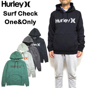 ハーレー HURLEY パーカー スウェット メンズ Surf Check One&Only プルオーバー 18FW 裏起毛 S M L XL AQ0773