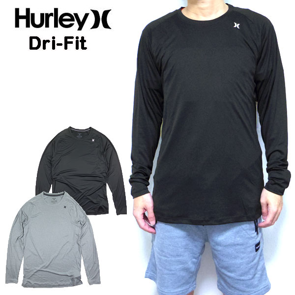 ハーレー ラッシュガード メンズ 長袖 HURLEY DRI-FIT QUICK DRI TEE サーフTシャツ UVカット 速乾 NIKE DRI-FIT リサイクルポリエステル USAモデル AV5552 セール