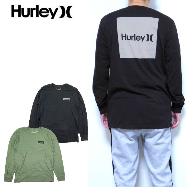 ハーレー tシャツ メンズ 長袖 ロンT HURLEY ONE ONLY SOLID FB DC5186 ブランド USA バックプリント