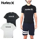 ハーレー ラッシュガード メンズ Tシャツ HURLEY 水着 半袖 ONE 0NLY QUICKDRY サーフT ブランド 2023春夏 新作 MAT0000910