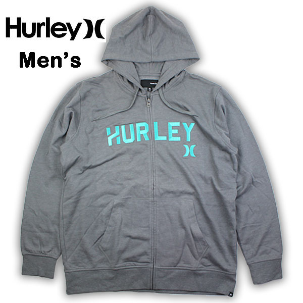 HURLEY ハーレー ARENA Full Zip Hoody メンズ ジップパーカー 裏起毛 ロゴ刺繍 スウェット フード付き MFT0003690