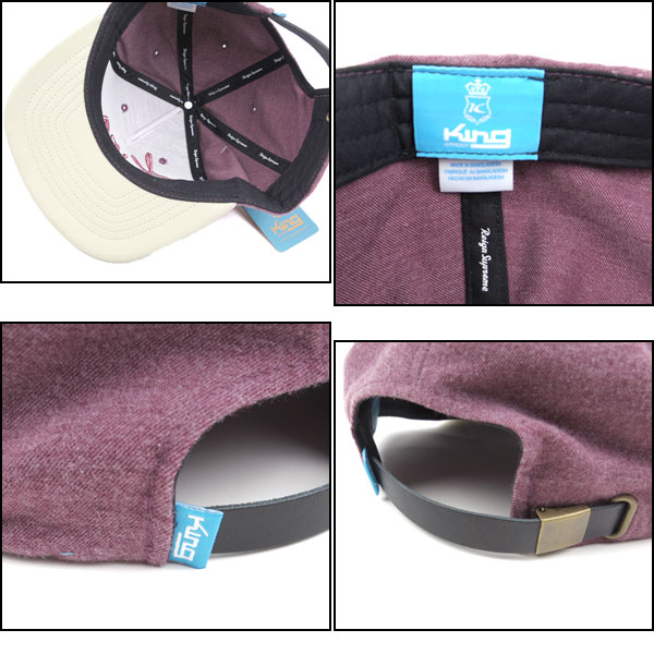 キッズ キャップ 帽子 スケボーブランド King Apparel 子供 Kids Signature Strapback Cap ボーイズ