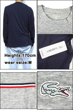 ラコステ LACOSTE Tシャツ メンズ 長袖 ロンT ポケット POCKET T shirt RAML318 部屋着 S M L XL