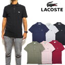 ラコステ 服 メンズ ラコステ ポロシャツ メンズ 半袖 LACOSTE スリムフィット PH4012 ブランド Slim Fit Pique Polo ゴルフ S M L XL