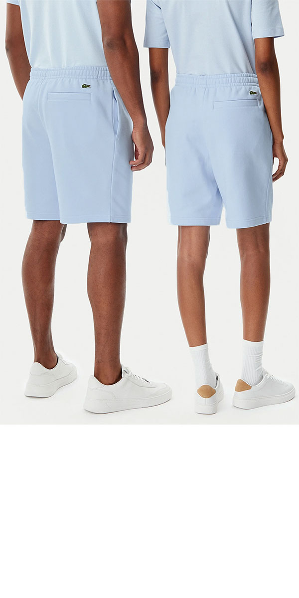 ラコステ LACOSTE ハーフパンツ スウェット メンズ レディース Printed Cotton Fle...