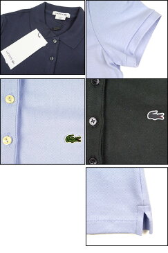 ラコステ LACOSTE ポロシャツ レディース ストレッチ Womens 5 Button Stretch Pique Polo 鹿の子 ビズポロ