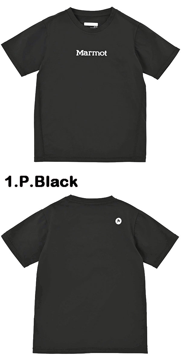 マーモット キッズ ラッシュガード 半袖 Tシャツ 速乾 UVカット UPF50+ 子供服 Marmot K's Mt.RashGuard Tee MTSS25KST084 ジュニア アウトドア 水遊び 川遊び 海 プール キャンプ 男の子 女の子 3