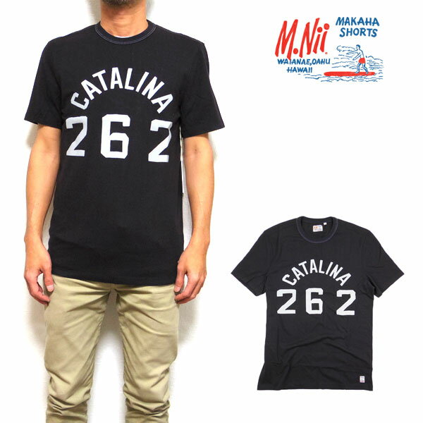 樂天商城 - エムニーイ Tシャツ メンズ 半袖 M.Nii 262 Gymnasium Tee M02025 プリントT コットン サーフブランド カジュアル レトロ