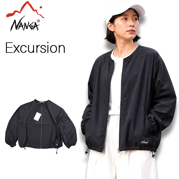 Other Jackets Jumpers - NANGA ナンガ ノーカラージャケット レディース 軽量 撥水 UVカット EXCURSION NO COLLAR JACKET W N2611-1A084B SHADOW RIP 吸汗速乾 春夏 アウター