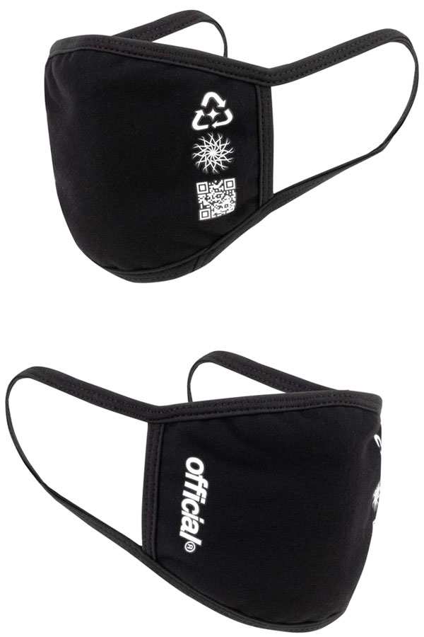 マスク ブランド オシャレ Official ユニセックス Tech Face Mask コットン 子供用 洗える OF20-9200