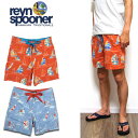 レインスプーナー サーフパンツ 水着 メンズ Reyn Spooner Paradise Cup Boardshorts アロハ柄