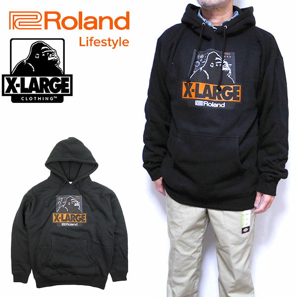 エクストララージ パーカー X-LARGE Roland HOODIE O.G ロゴ 裏起毛 フーディー RL23W004