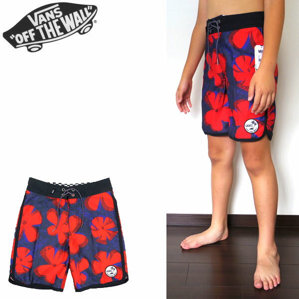 水着 男の子 キッズ サーフパンツ バンズ VANS BOYS PLANETARY BOARDSHORT ボードショーツ