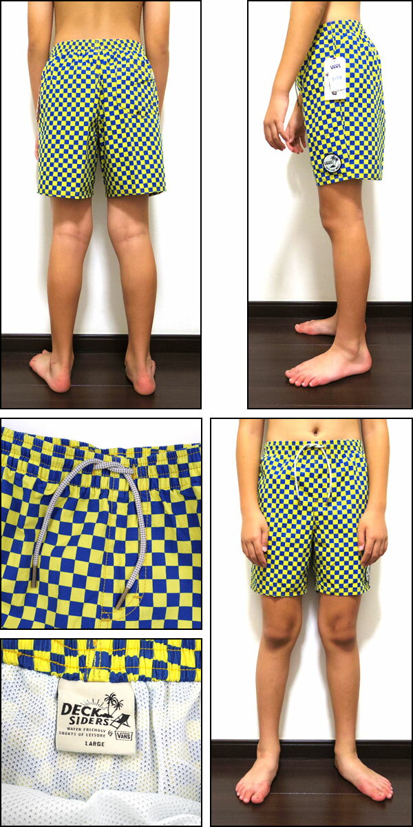 バンズ 水着 キッズ VANS サーフパンツ ジュニア BOYS SLOAT 2 DECK SHORT ボードショーツ 男の子