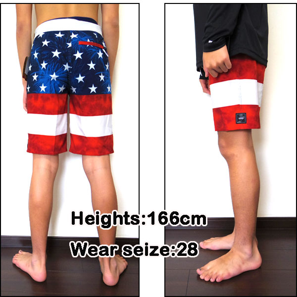 バンズ 水着 キッズ VANS サーフパンツ BOYS ERA BOARDSHORT American Flag ボードショーツ