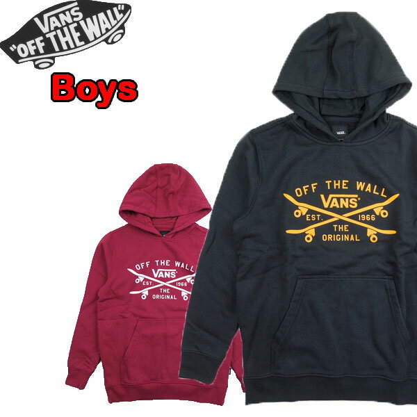 パーカー キッズ 男の子 バンズ VANS スウェット BOYS SKATE LOCK UP PULLOVER HOOD ブランド 120 130 140 150 160 170cm