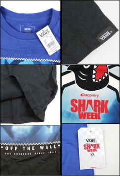 バンズ VANS キッズ Tシャツ ボーイズ BOYS SHARK WEEK TEE 19新作 男の子 120 130 140 150 160 170cm