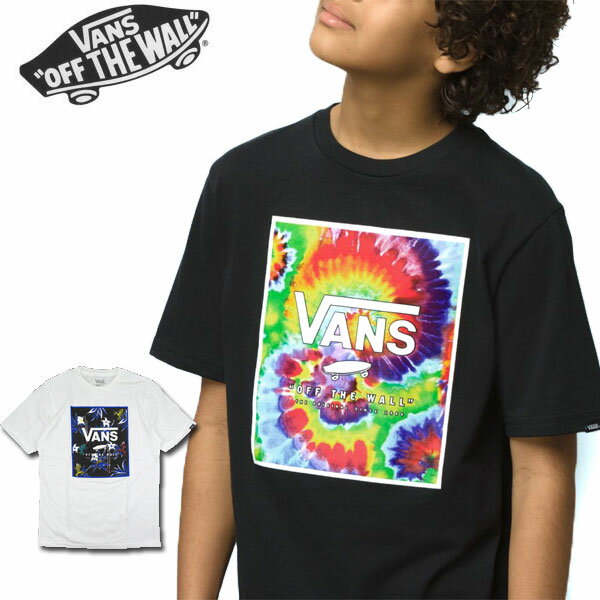 バンズ Tシャツ キッズ 半袖 ボーイズ VANS BOYS PRINT BOX ブランド 男の子