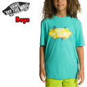 バンズ キッズ ラッシュガード tシャツ 半袖 男の子 VANS BOYS 水着 ALWAYS ALOHA SUN SHIRT 速乾性 紫外線 ブランド 2023春夏 新作