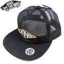 キッズ キャップ 男の子 メッシュ バンズ 帽子 VANS DIAMOND MESH TRUCKER CAP 子供 スナップバック 2023春 新作