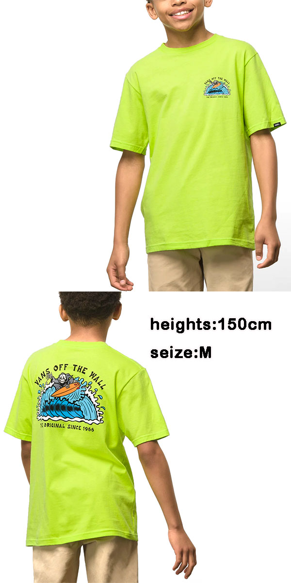 ヴァンズ バンズ キッズ Tシャツ 半袖 VANS ボーイズ BOYS RIPPING REAPER TEE ブ...