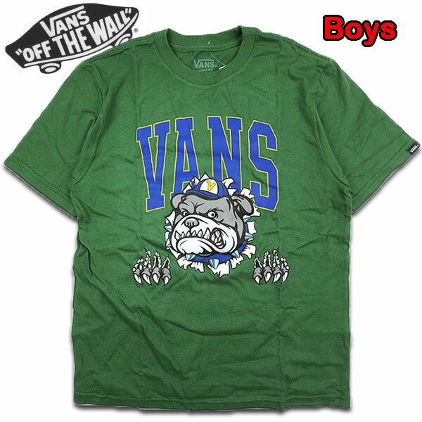 バンズ キッズ Tシャツ 半袖 ボーイズ VANS BOYS VARSITY BULLDOG TEE ブランド 2023春夏 新作 スケボー