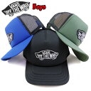 バンズ VANS キッズ 帽子 メッシュキャップ CLASSIC PATCH CURVED BILL CAP ジュニア トラッカーハット 男の子 女の子