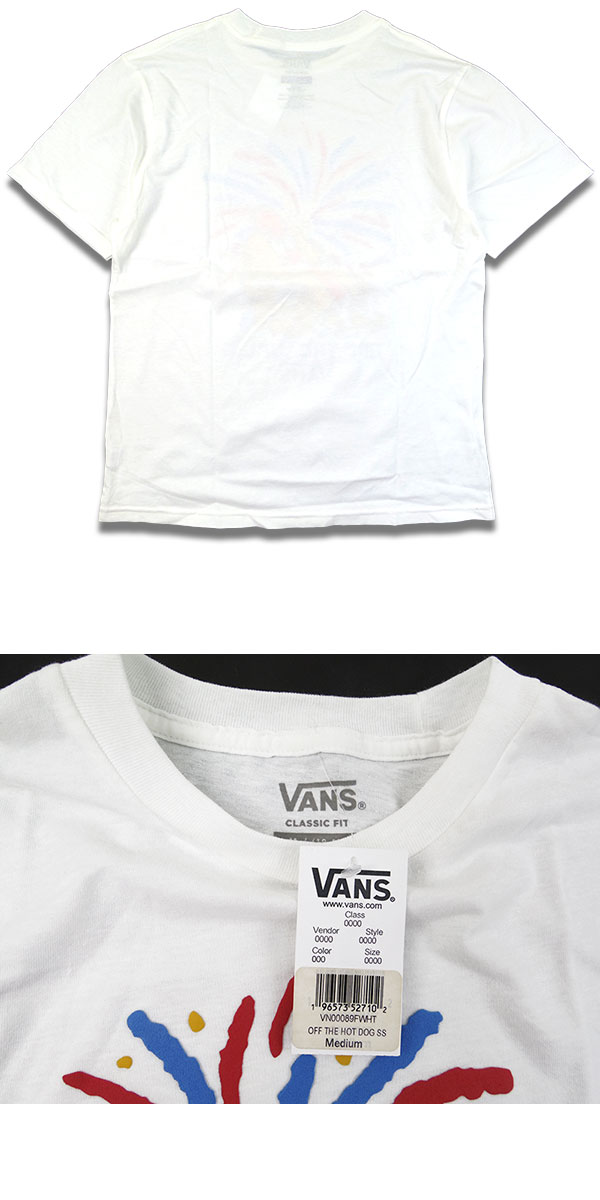 ヴァンズ キッズ バンズ Tシャツ 半袖 VANS BOYS OF THE HOT DOG TEE ジュニア ロ...