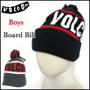 ボルコム ニット帽 キッズ 帽子 VOLCOM BOARD BILL BEANIE ボーイズ キャップ ビーニー その1