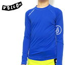 VOLCOM ボルコム キッズ ラッシュガード 長袖 BOYS SOLID THRASHGUARD ボーイズ 男の子