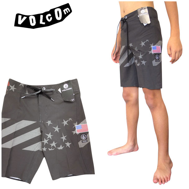 ボルコム キッズ 水着 サーフパンツ VOLCOM ジュニア 男の子 YOUTH MERRY KAH BOARDSHORT ボーイズ ボードショーツ 05P03Dec16