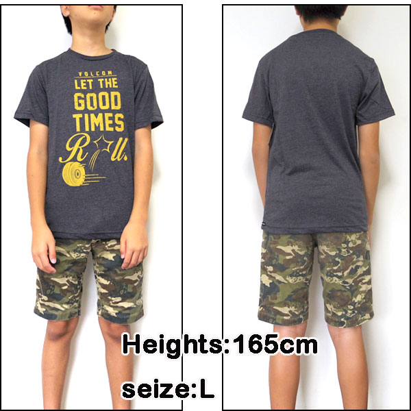 ボルコム キッズ VOLCOM Tシャツ ボーイズ YOUTH GOOD TIMES TEE ジュニア ティーシャツ