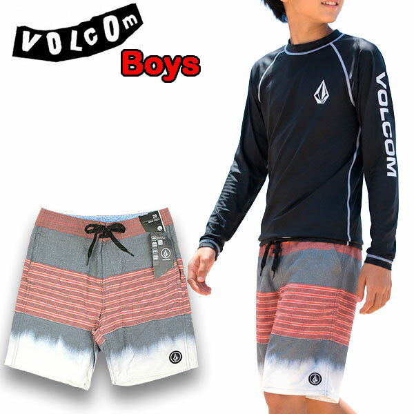 Rakuten - ボルコム キッズ サーフパンツ VOLCOM YOUTH THREEZY BOARDSHORT C0831509 水着 ジュニア 子供 ボードショーツ ストレッチ アウトレット