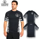 ボルコム ラッシュガード メンズ 半袖 VOLCOM RADIANT S/S THRASHGUARD 速乾 伸縮 紫外線 N0111301 セール