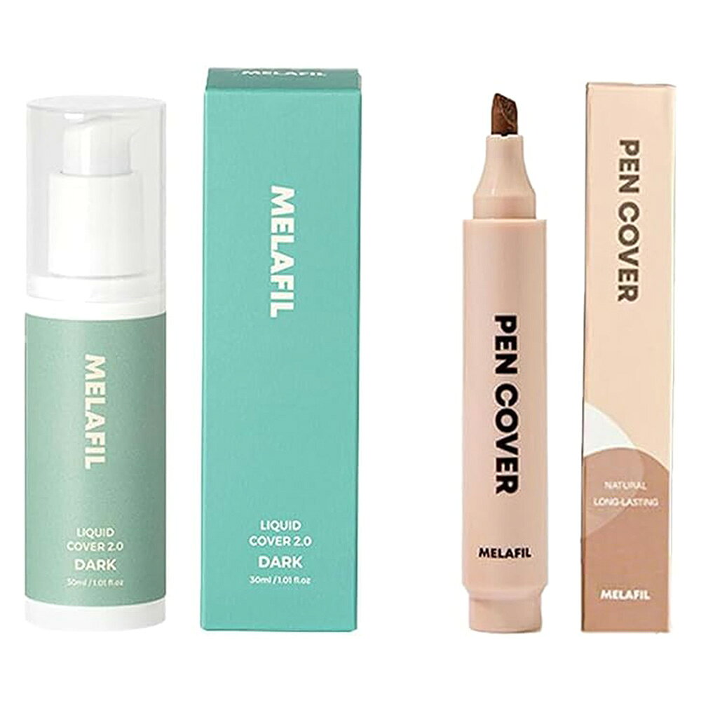 白斑 カバー ファンデーション コンシーラー リキッド＆ペン Wカバーセット 30ml 2...