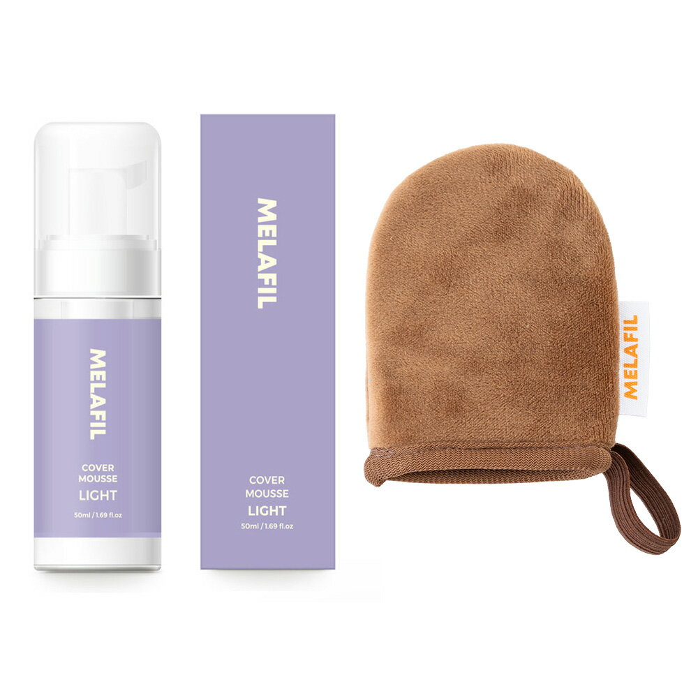 国コスメ MELAFIL 白斑 タンニング 白斑専用 ムース+グローブ カバー コンシーラー 韓国製 尋常性白斑 Vitiligo Cover Concealer